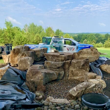 Pondless waterfall project 14