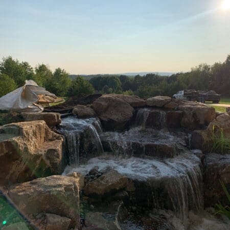 Pondless waterfall project 15