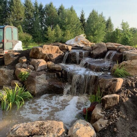 Pondless waterfall project 18