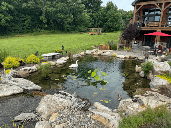 Recreational pond project 13
