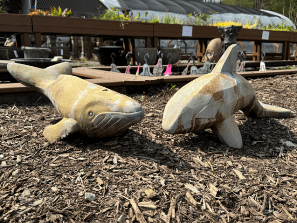 Whale Garden Decor Statues