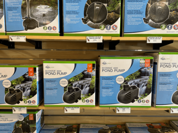 Pumps for Ponds and Waterfalls