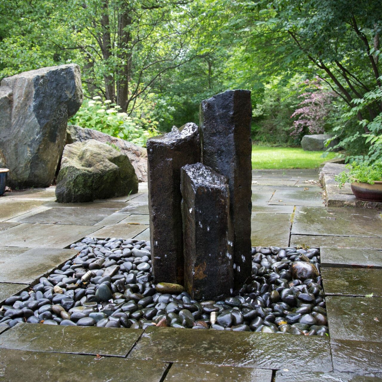 Mongolian Basalt Columns fountain